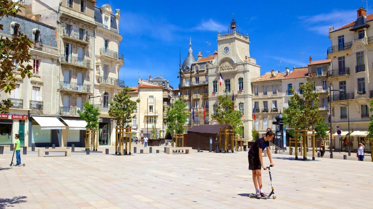 "La Cle Des Champs"-Meuble De Tourisme 3 Etoiles -Residence "Les Logis De Beziers"-Garage Optionnel-Coeur De Ville-Plages A 16Km ! Exteriér fotografie